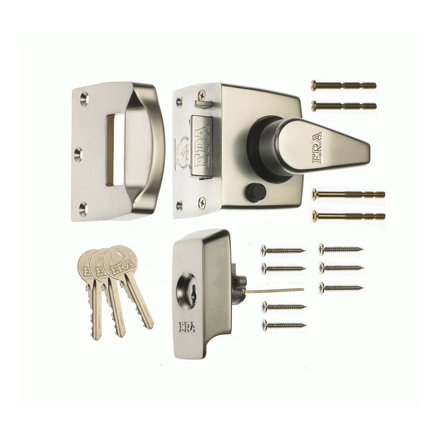 British Standard Keyless Egress Nightlatch Door Lock
